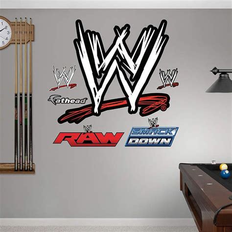 wwe wall graphics|More.